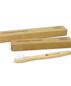 Logo Emblazoned Toothbrushes Bamboo