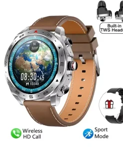 2-in-1 Bluetooth Earphones HIFI 9D Sound Quality Bluetooth Call Men and Women Sports Smartwatches