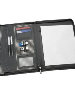 Florence A4 Imitation Leather Zip Compendiums