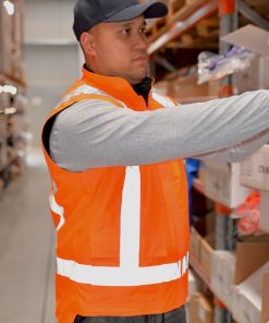 Workguard Reversible Fleece Lined Safety Vests