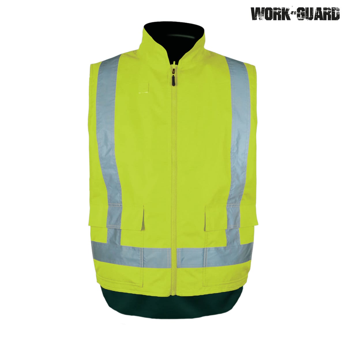 Workguard Reversible Fleece Lined Safety Vests - Image 6