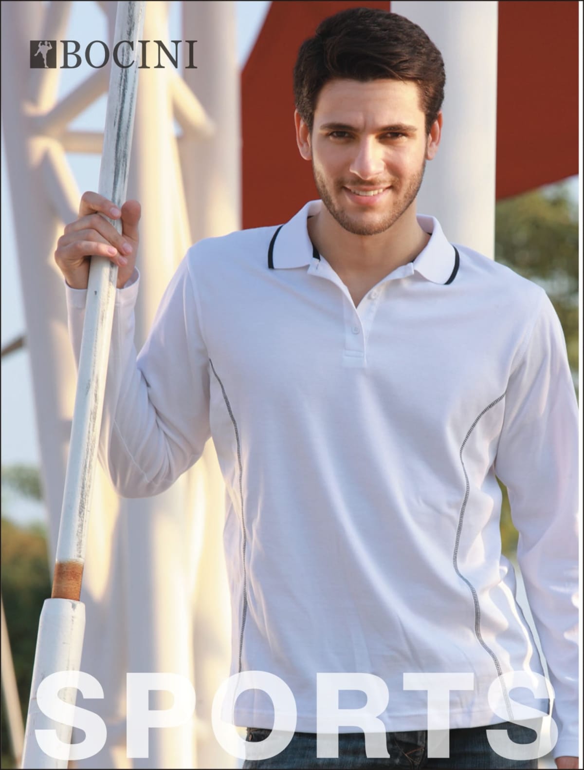Unisex Long Sleeve Polo - Image 7