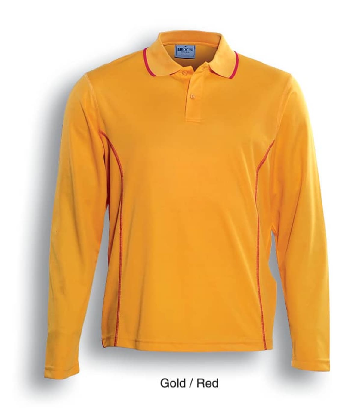 Unisex Long Sleeve Polo - Image 3