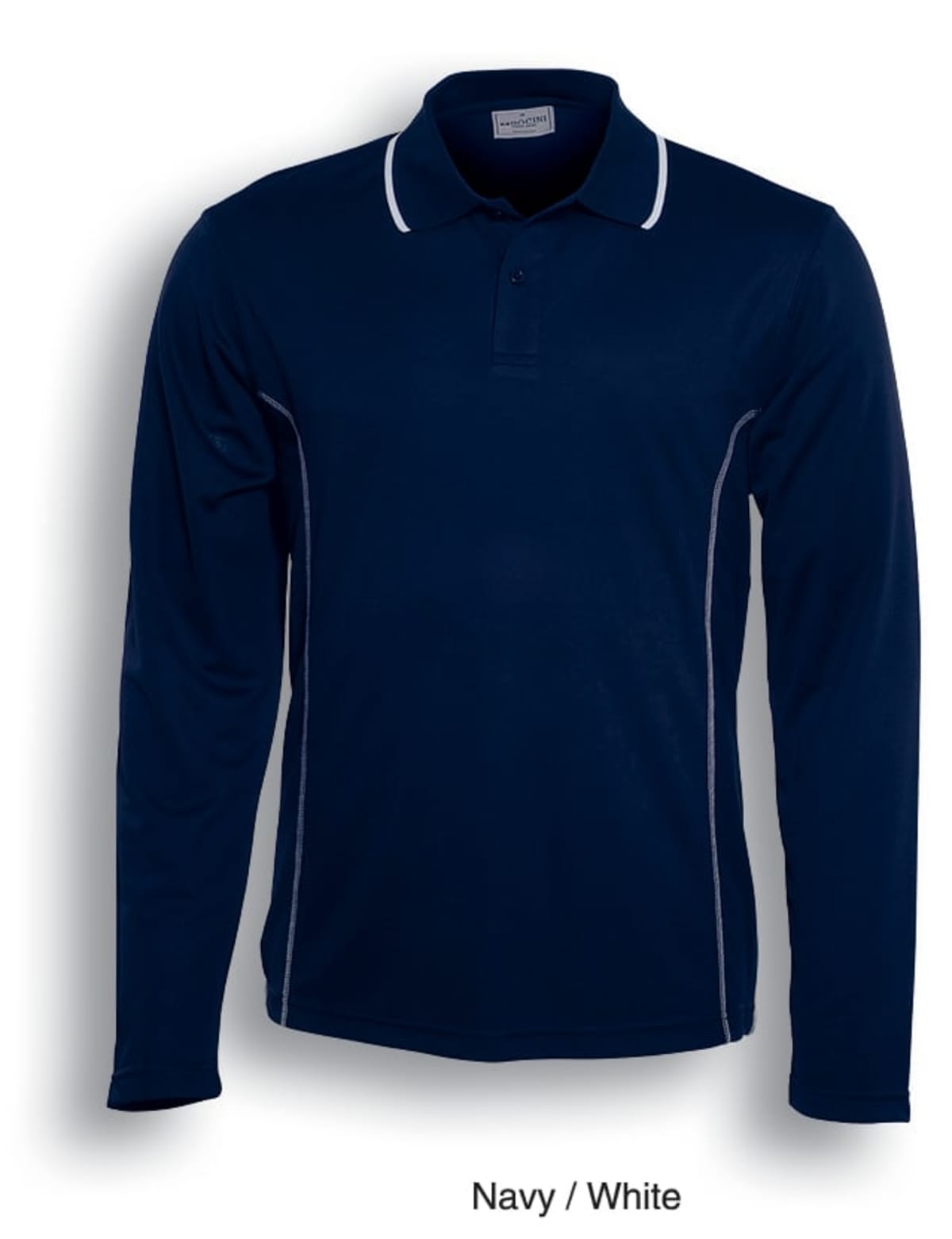 Unisex Long Sleeve Polo - Image 4