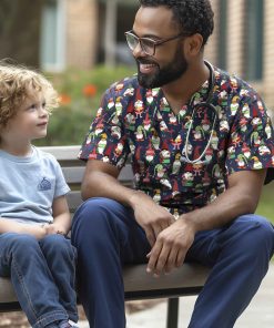 JollyVibe Scrub Top