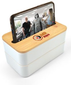 GreenGourmet Eco Lunch Boxes w/ Phone Holder
