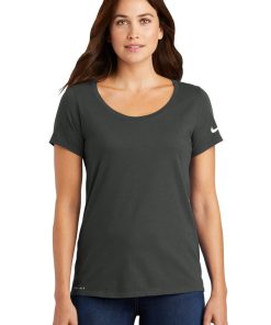 Nike Ladies Dri-FIT Cotton Poly Scoop Neck Tees