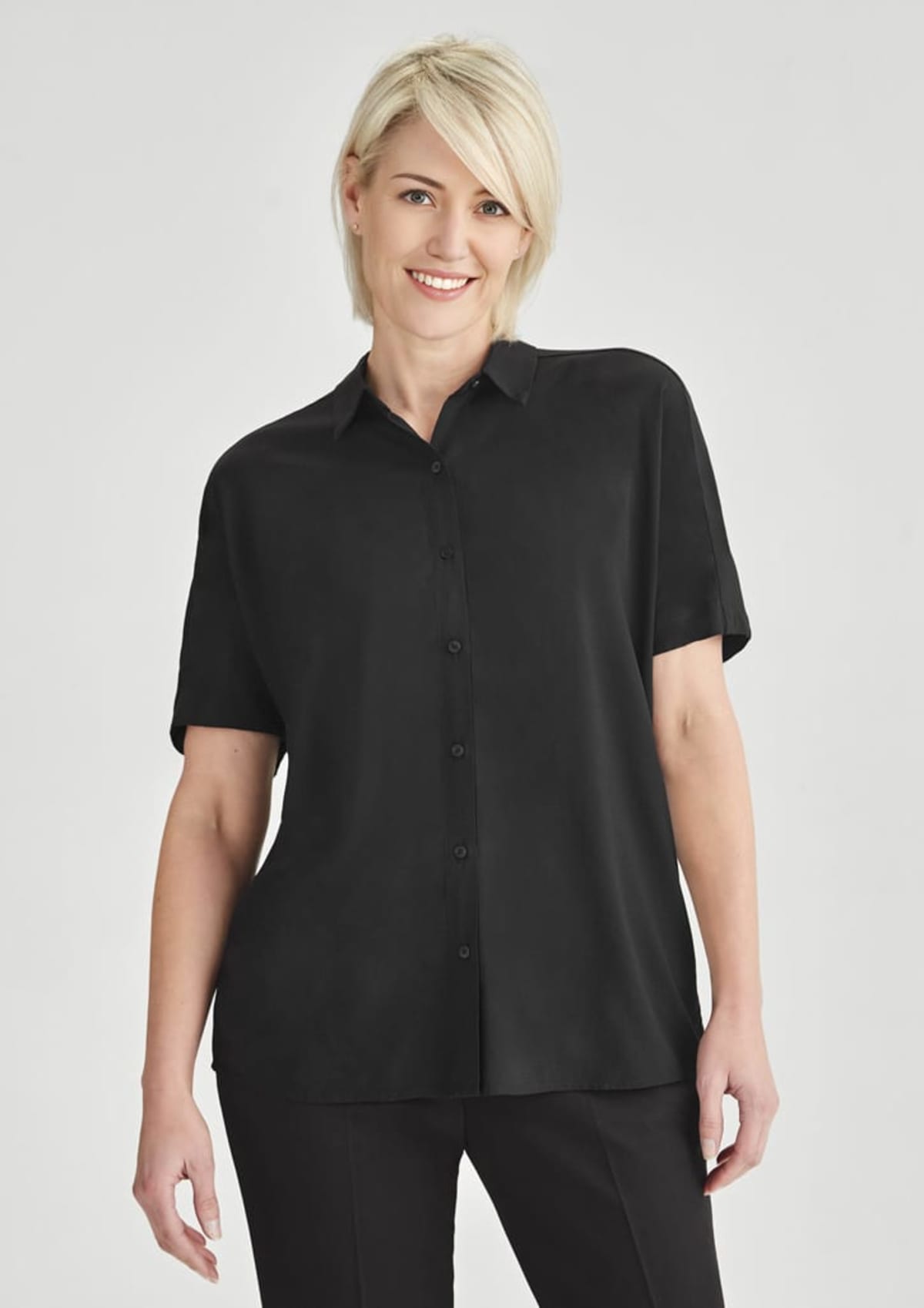 BloomEase Short Sleeve Blouse