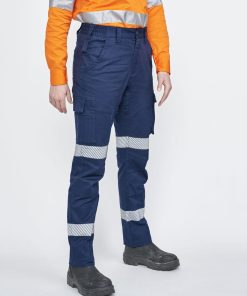 Unisex Cotton Ripstop Work Pants With Tape